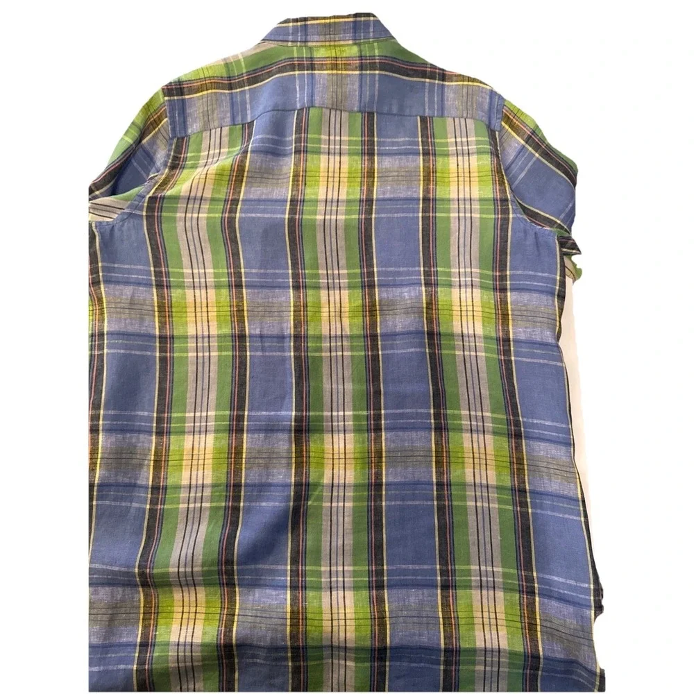Lauren‎ Ralph Lauren XL Plaid Button Down Shirt Classic Fit Long Sleeve